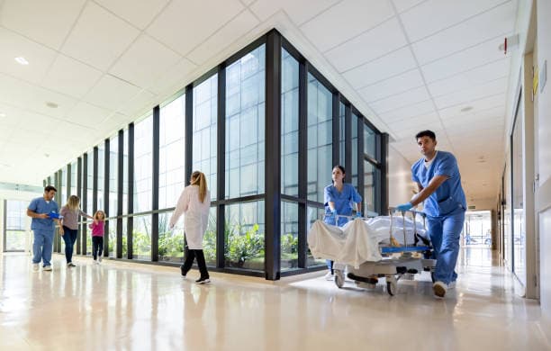 Smiling patient
