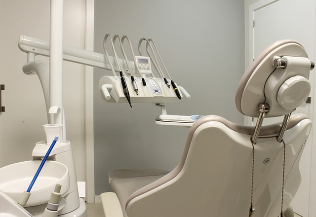 Close-up of dental tools being used by a specialist.